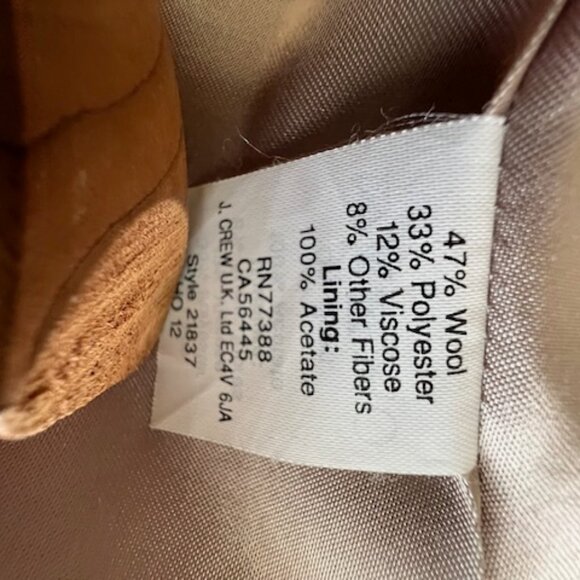 J. Crew wool-blend Coat - Picture 6 of 8